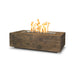 Coronado Wood Grain Fire Pit with rustic GFRC finish