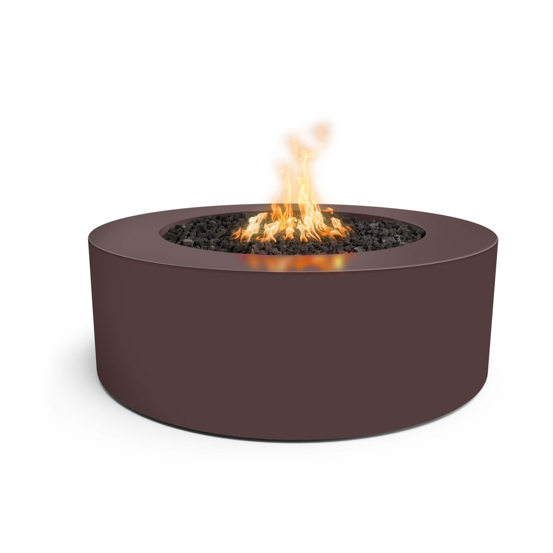 Unity Fire Pit 48 outdoor fire pit with lava rock