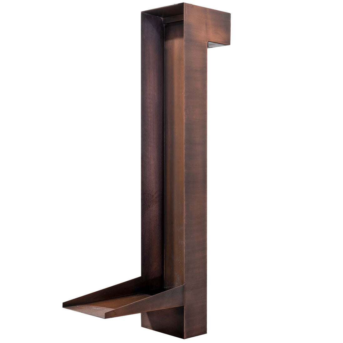 Altisimo Wall Scupper – copper wall water feature for pools & spas
