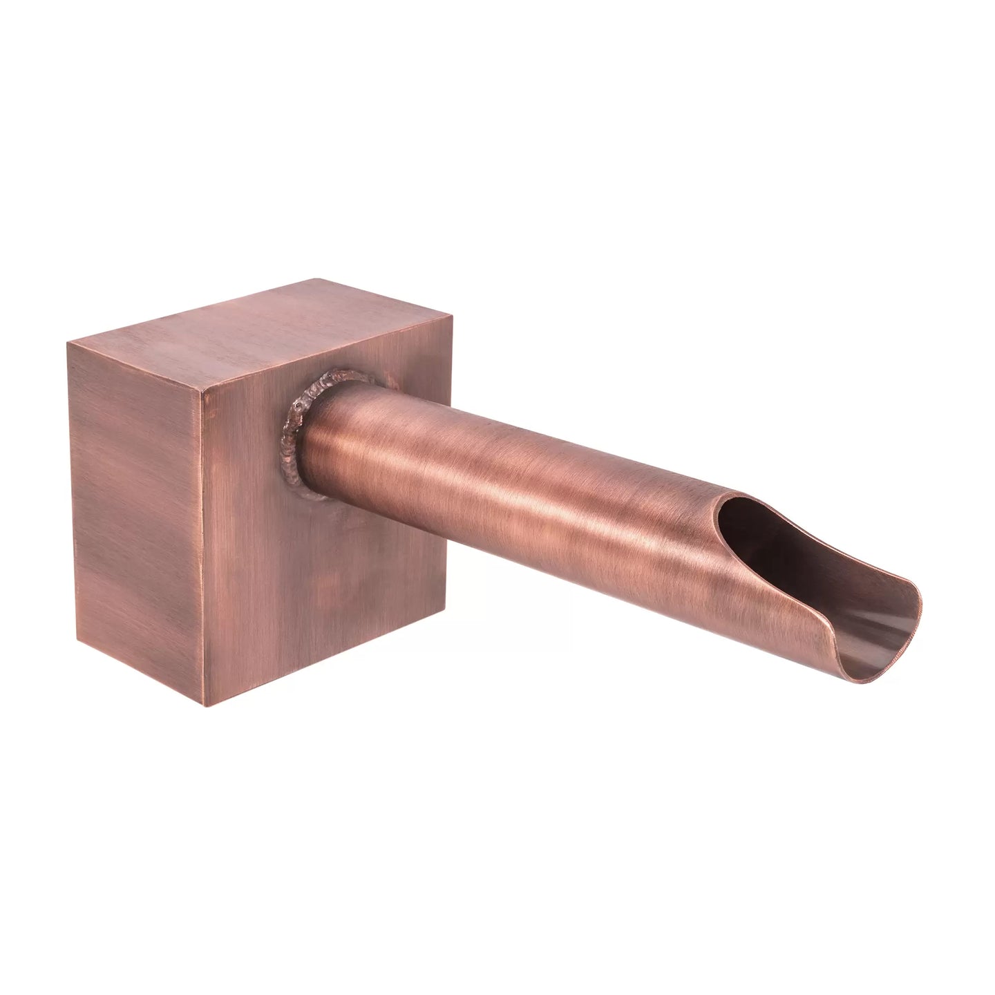 Cannon Scupper copper pool water feature – 2 inch copper scupper for pools & spas