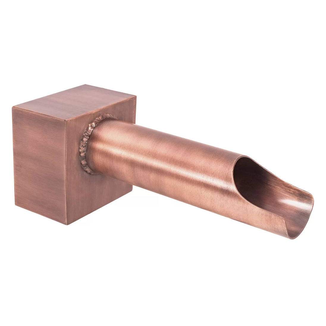 Cannon Scupper copper finish – luxury pool scupper wall outlet