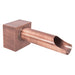 Cannon Scupper copper finish – luxury pool scupper wall outlet