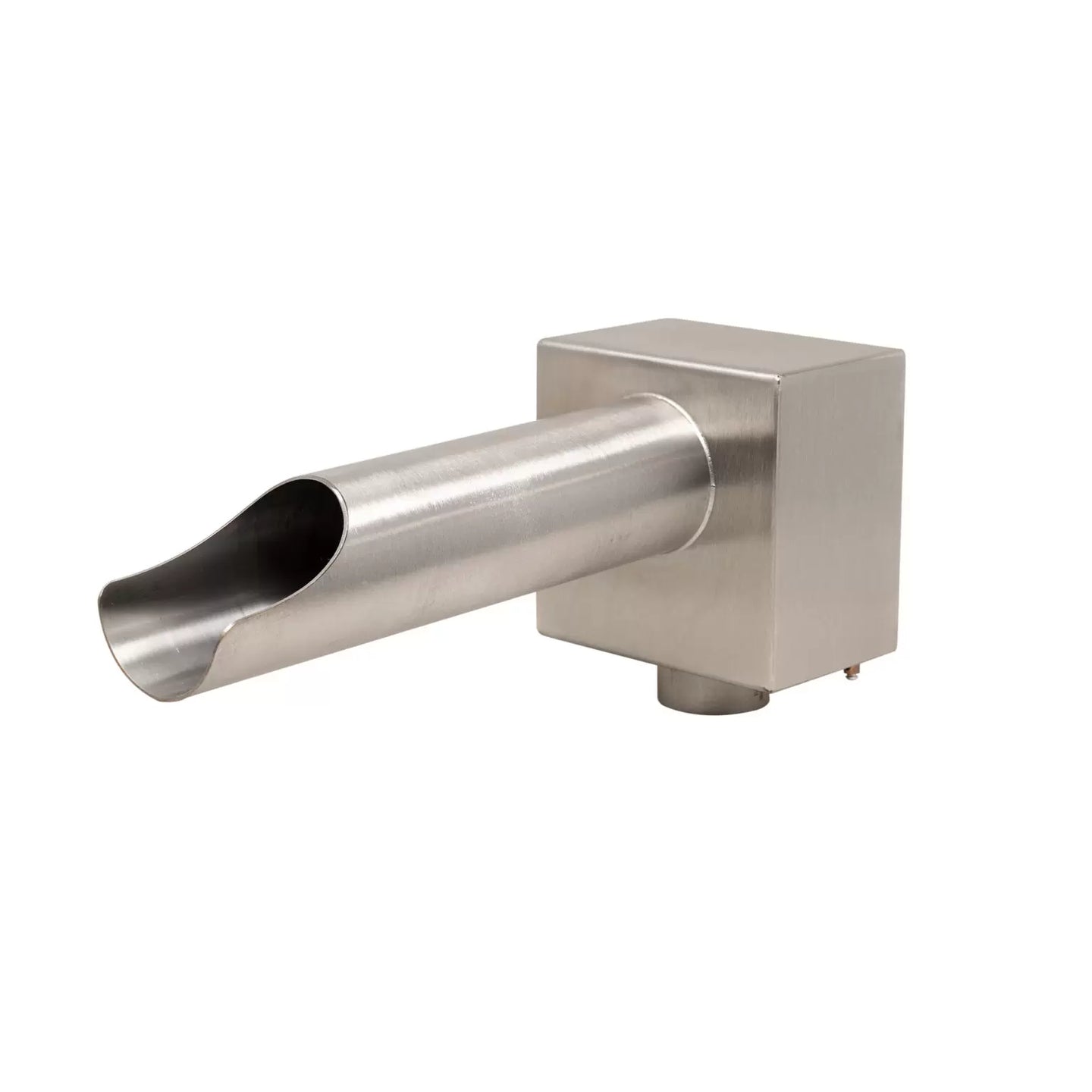 Cannon Scupper handmade metal scupper – outdoor pool waterfall spout