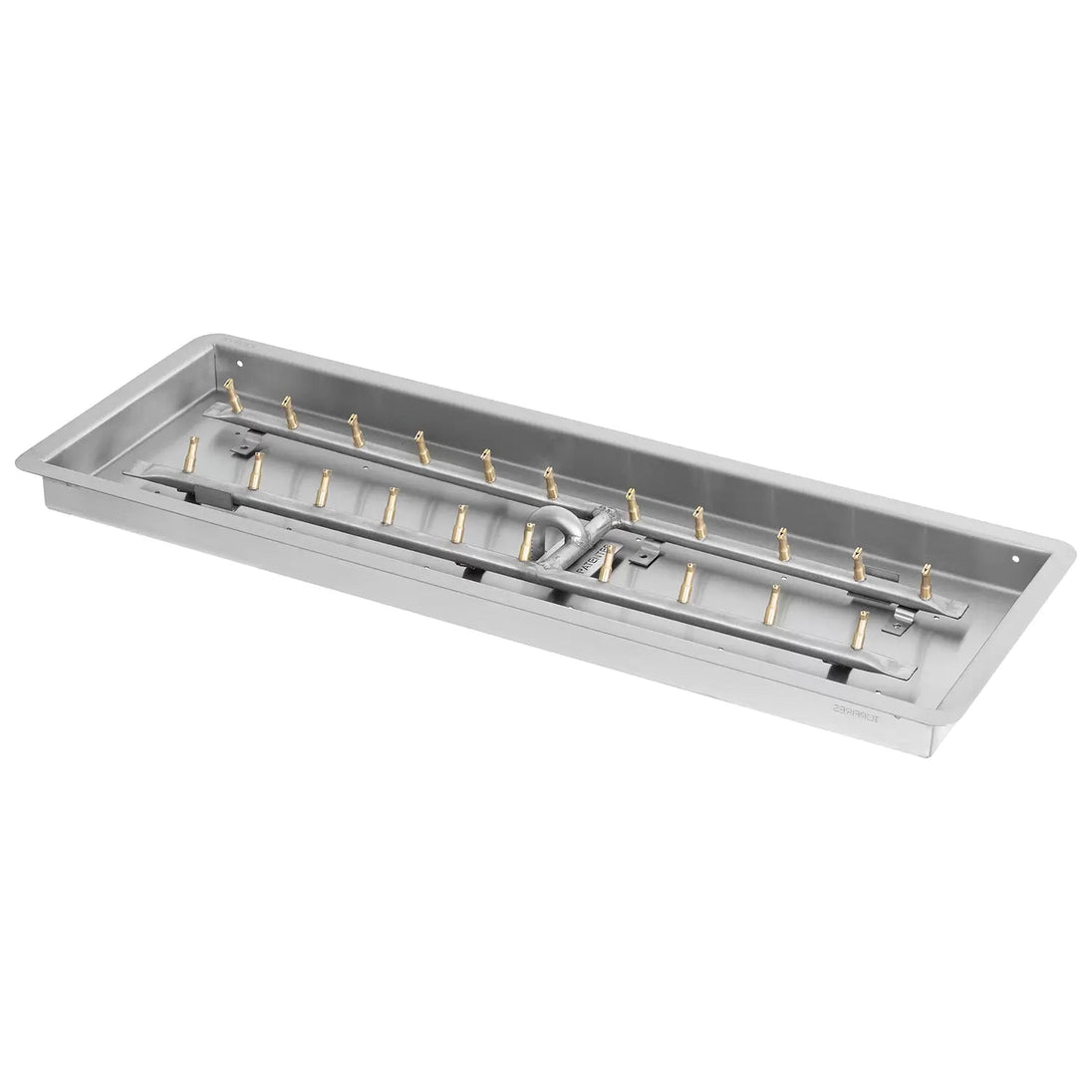 Rectangular Drop-In SS H Bullet Burner fire pit insert stainless steel