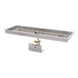 The Outdoor Plus stainless steel rectangular fire pit burner pan 48 inch
