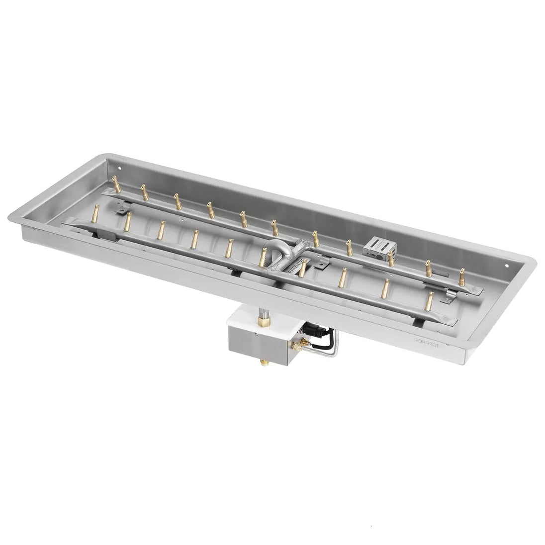 Rectangular Drop-In fire pit burner kit propane or natural gas