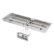 Outdoor fire table insert SS H bullet burner for patio fire pit