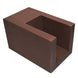 U Shaped Scupper 12 inch copper – outdoor pool waterfall scupper