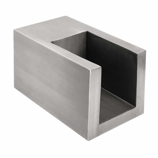 U Shaped Scupper copper pool water feature – curved metal pool scupper