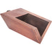 V Shaped Scupper 12 inch copper – outdoor pool waterfall scupper